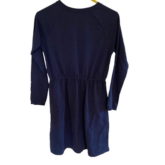 Wonder Nation Girls size 14/16 long sleeve dress drawstring waist pockets moon - Picture 4 of 7